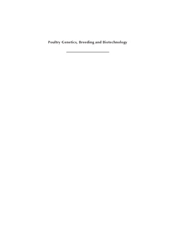 Poultry genetics, breeding, and biotechnology