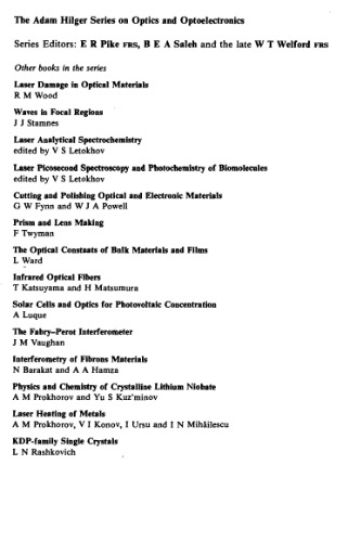 Aberrations of optical systems