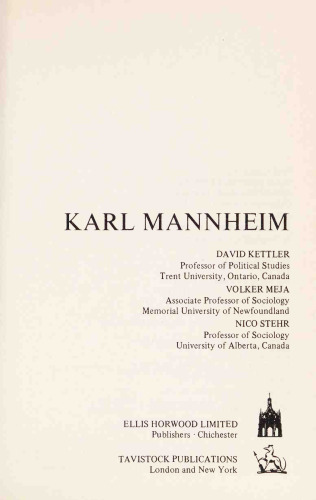 Karl Mannheim