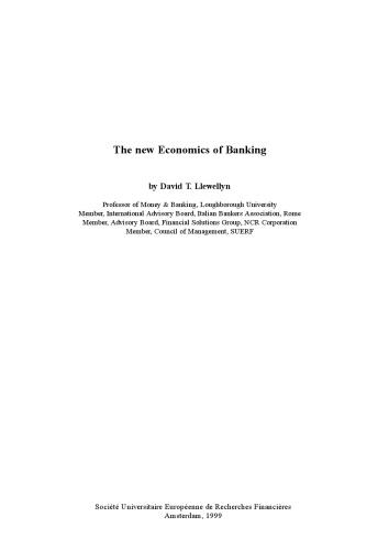 The New Economics of Banking