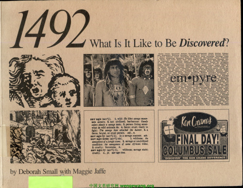 1492: What Is It Like to Be Discovered?