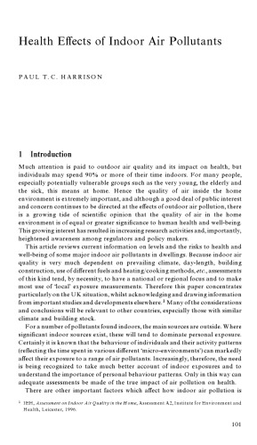 AIR POLLUTION & HEALTH