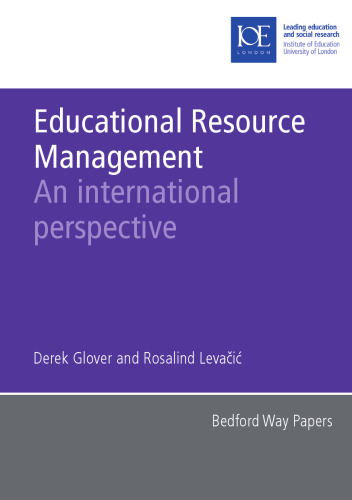 Educational Resource Management: An International Perspective