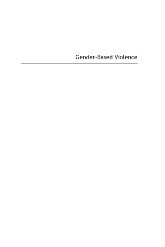 Gender-Based Violence (Oxfam Working in Gender and Development Series)