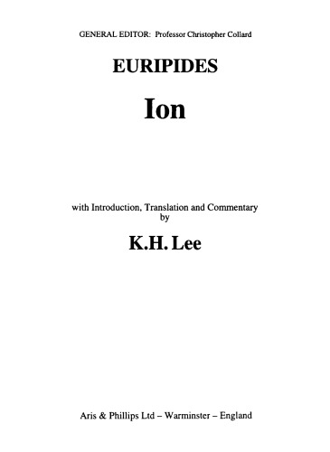 Euripides: Ion