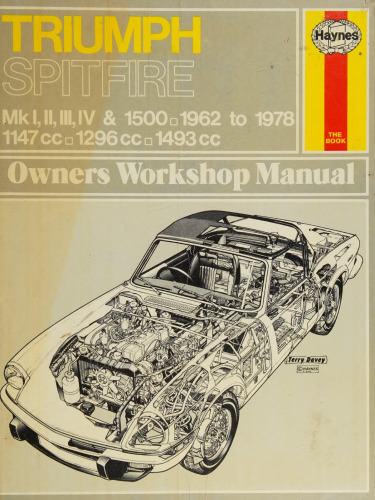 Haynes Triumph Spitfire Owners Workshop Manual