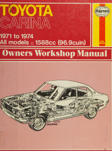 Haynes Toyota Carina Owners Workshop Manual