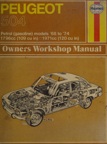Haynes Peugeot 504 Owners Workshop Manual