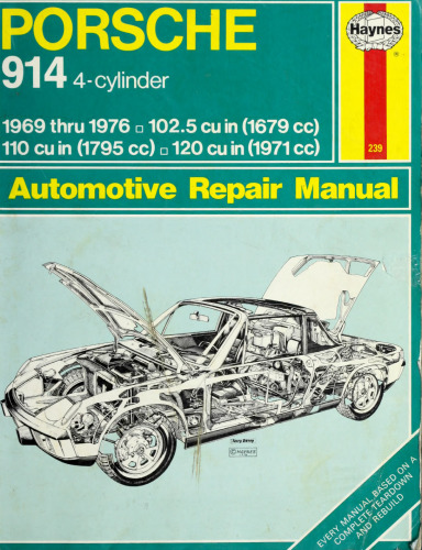 Haynes Porsche 914 Owners Workshop Manual