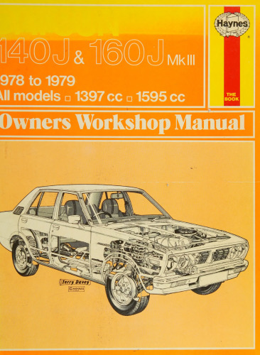 Haynes Datsun 140J & 160J MkIII Owners Workshop Manual