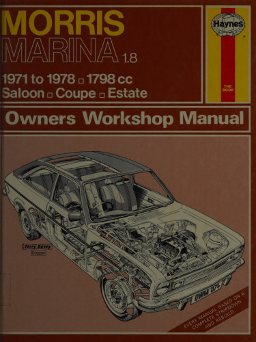 Haynes Morris Marina Owners Workshop Manual