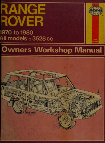 Haynes Range Rover 1970 thru 1980 Owners Workshop Manual