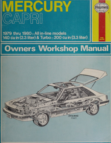 Haynes Mercury Capri Owners Workshop Manual