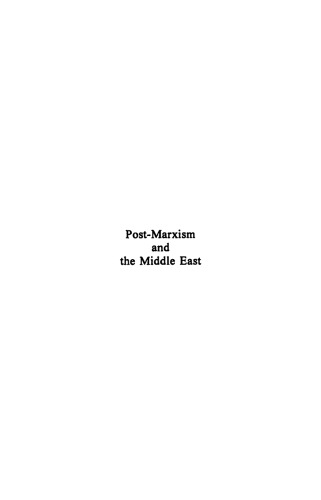Post-Marxism And The Middle East