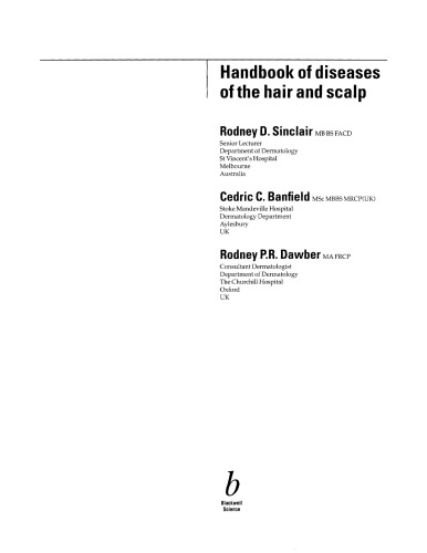Handbook of Diseases of the Hair and Scalp