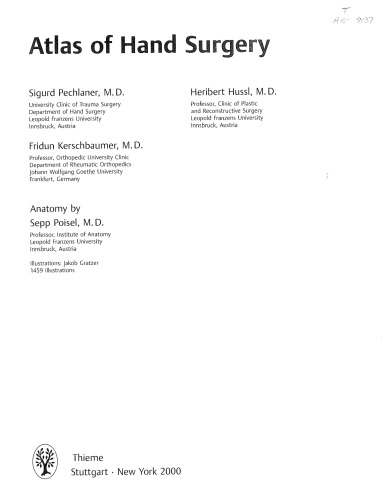 Atlas of Hand Surgery