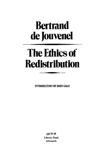 Ethics of Redistribution