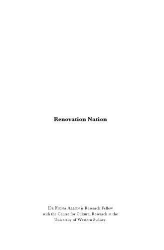 Renovation Nation: Our Obsession With Home