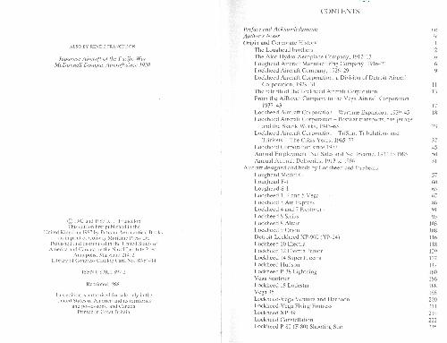 Lockheed Aircraft Since 1913