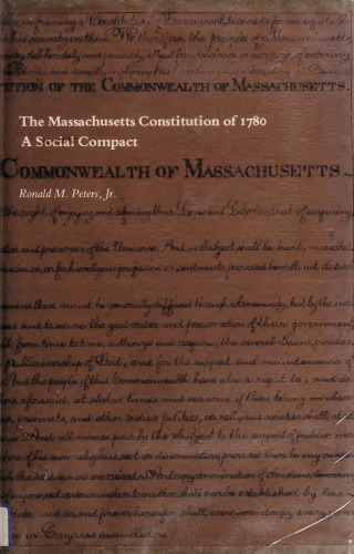 The Massachusetts constitution of 1780: a social compact