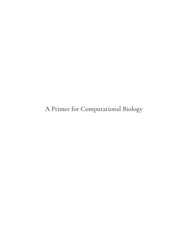 A Primer for Computational Biology