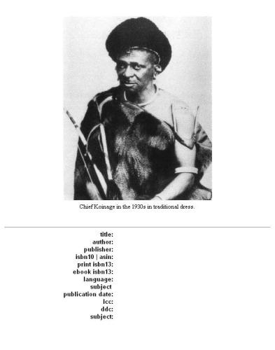 Fighting two sides: Kenyan chiefs and politicians, 1918-1940