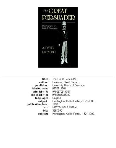 The Great Persuader