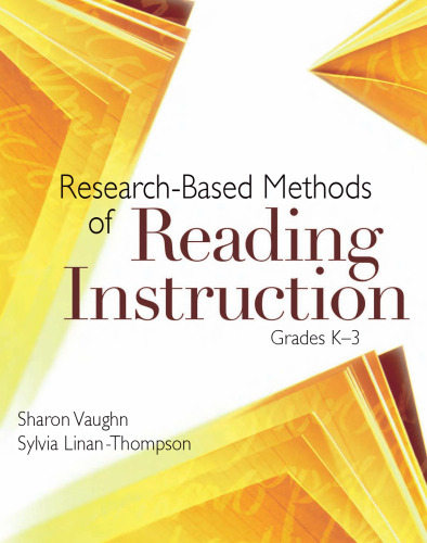 Research-Based Methods Of Reading Instruction: Grades K-3