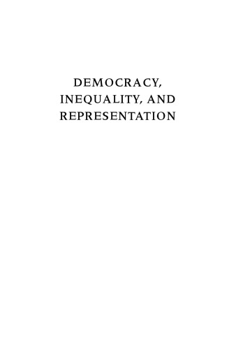 Democracy, Inequality, and Representation in Comparative Perspective