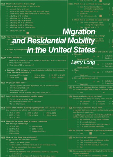 Migration and Residential Mobility in the United States (Russell Sage Foundation Census Series)