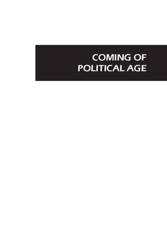 Coming of Political Age: American Schools and the Civic Development of Immigrant Youth
