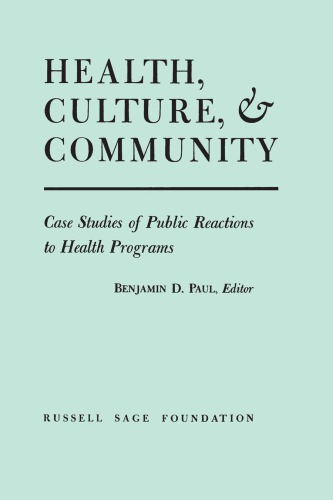 Health, Culture, and Community