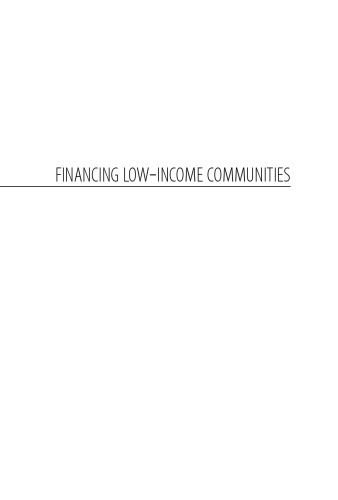 Financing Low Income Communities