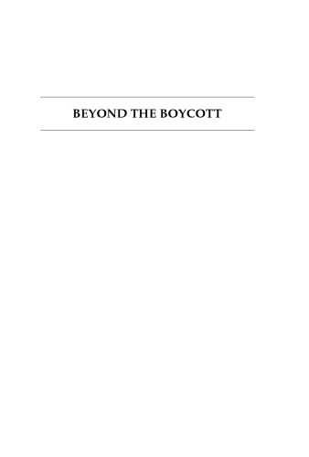 Beyond the Boycott: Labor Rights, Human Rights, and Transnational Activism (American Sociological Association's Rose Series)