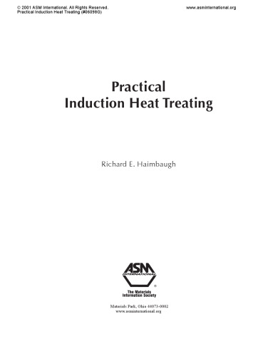 Practical Induction Heat Treating (#06098G)