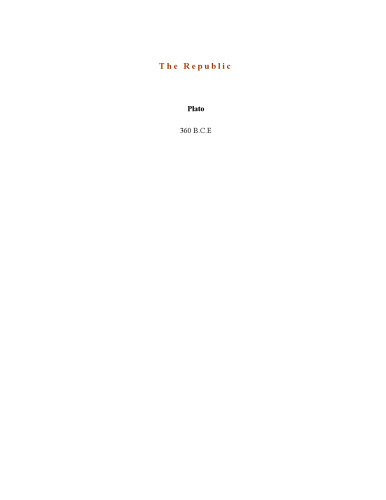 Plato: Republic