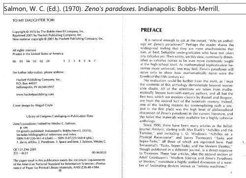Zeno's paradoxes
