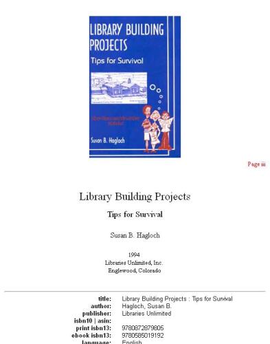 Library building projects: tips for survival