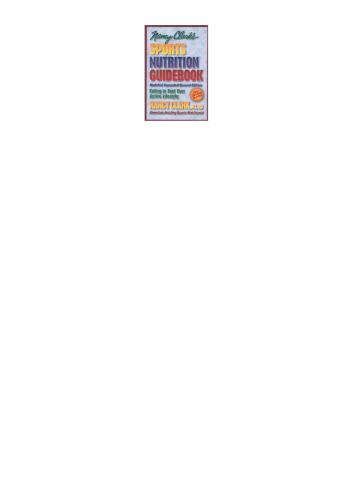 Nancy Clark's Sports Nutrition Guidebook, 2nd Edition