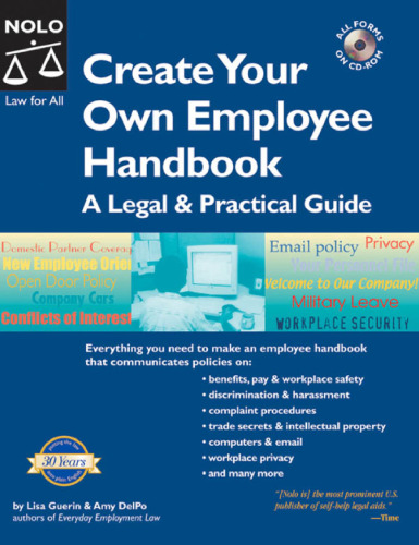 Create Your Own Employee Handbook: A Legal and Practical Guide