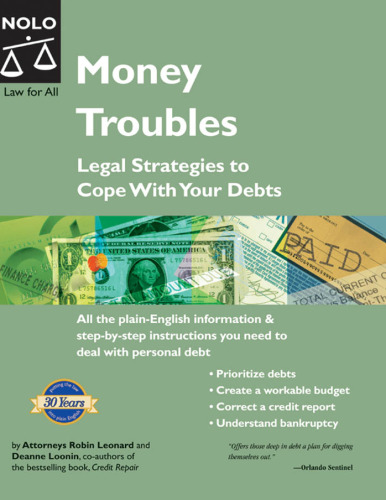Money Troubles: Legal Strategies to Cope With Your Debts