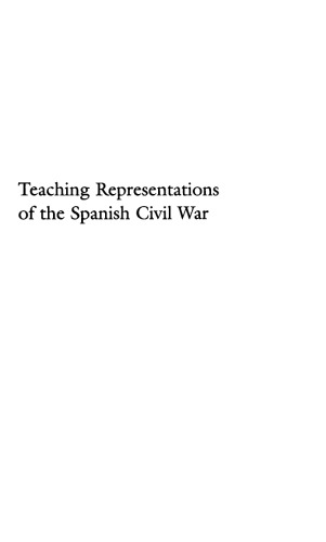 Teaching Representations of the Spanish Civil War