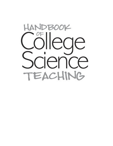 Handbook of College Science Teaching PB205X
