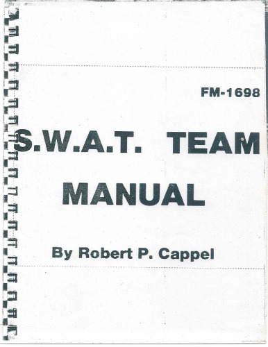 S.W.A.T. Team Manual