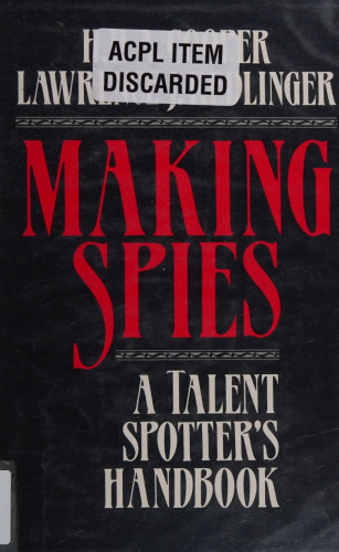 Making Spies: A Talent Spotter's Handbook