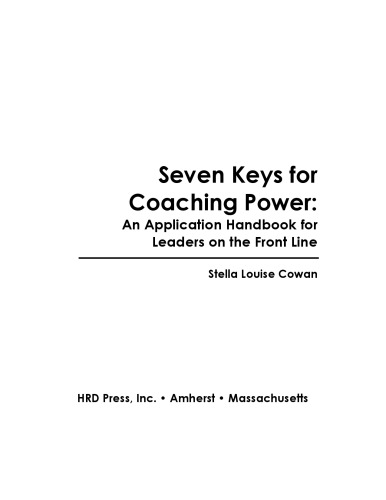 The Seven Keys to Coaching Power