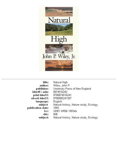 Natural high