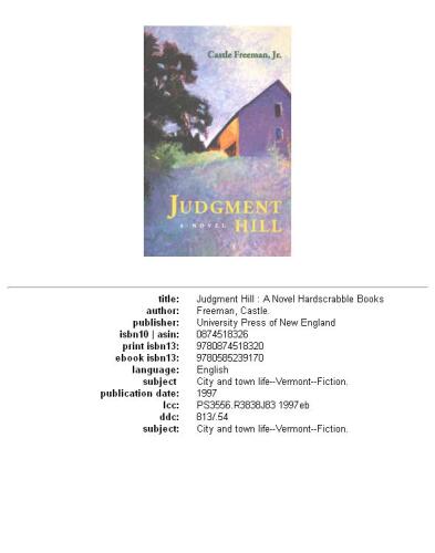 Judgment Hill