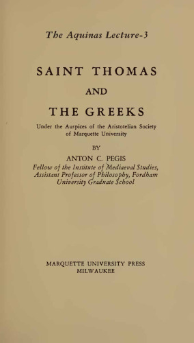 Saint Thomas and Greeks