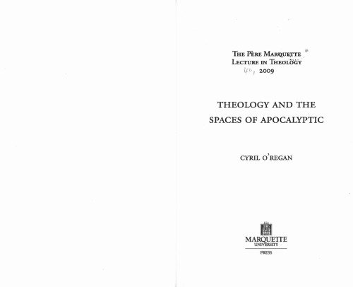 Theology and the Spaces of Apocalyptic